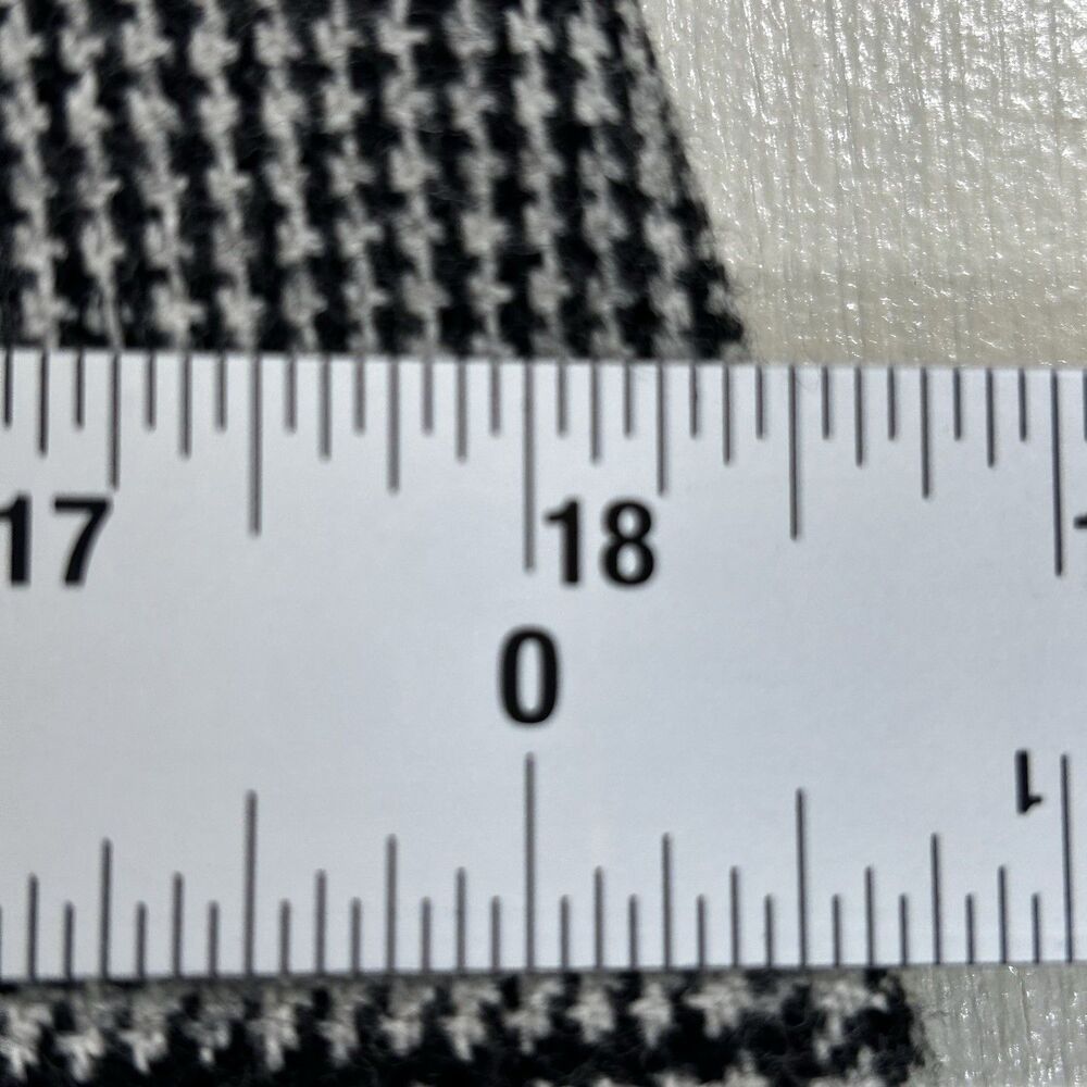 Vintage Breeches Houndstooth Lambswool Mini Skirt Size 10 Gray White Black Skirt - Picture 10 of 12
